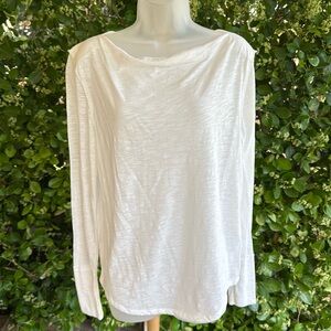 We The Free White Long Sleeve Tee